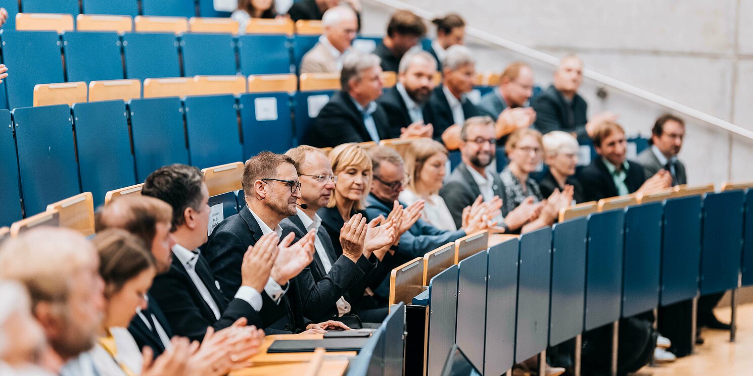 Blick in einem Hörsaal.