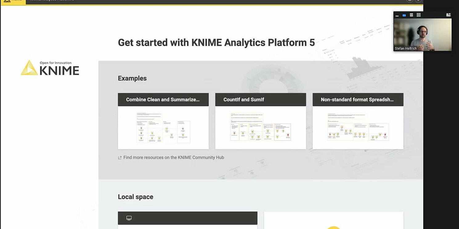 Grafik: get started with KNIME Analytics